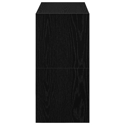 Schoenenrekken 2 st stapelbaar 60x30x30,5 cm bruin eikenkleur