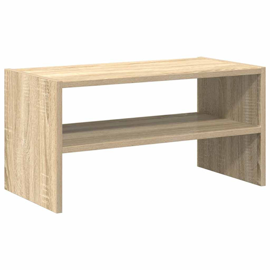 Schoenenrek stapelbaar 60x30x30,5 cm sonoma eikenkleurig
