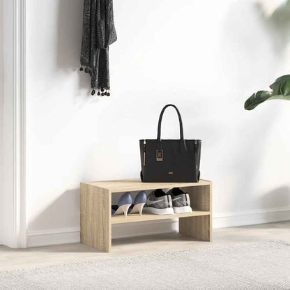 Schoenenrek stapelbaar 60x30x30,5 cm sonoma eikenkleurig
