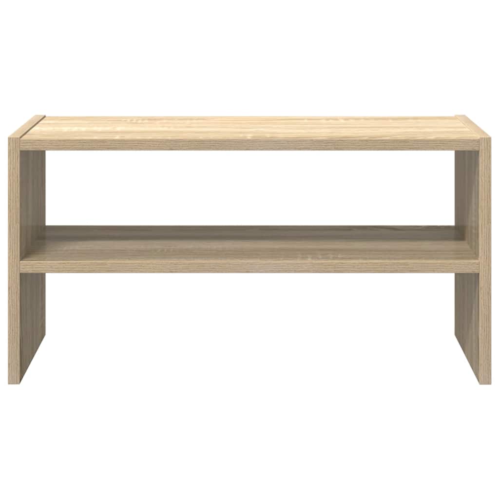 Schoenenrek stapelbaar 60x30x30,5 cm sonoma eikenkleurig