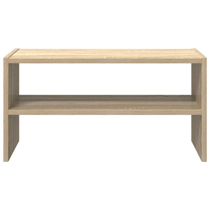 Schoenenrek stapelbaar 60x30x30,5 cm sonoma eikenkleurig