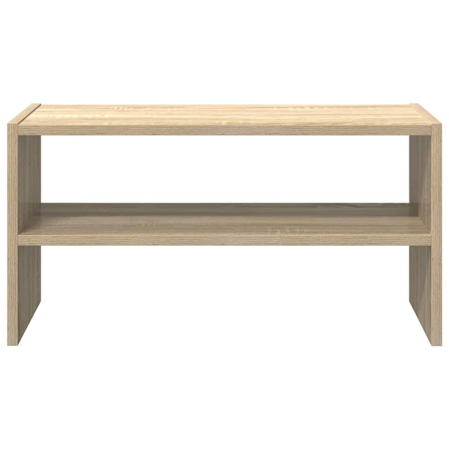 Schoenenrek stapelbaar 60x30x30,5 cm sonoma eikenkleurig