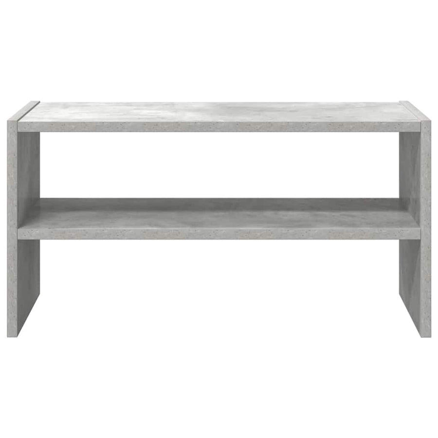 Schoenenrek stapelbaar 60x30x30,5 cm betongrijs