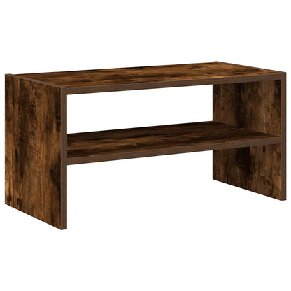 Schoenenrek stapelbaar 60x30x30,5 cm gerookt eikenkleurig