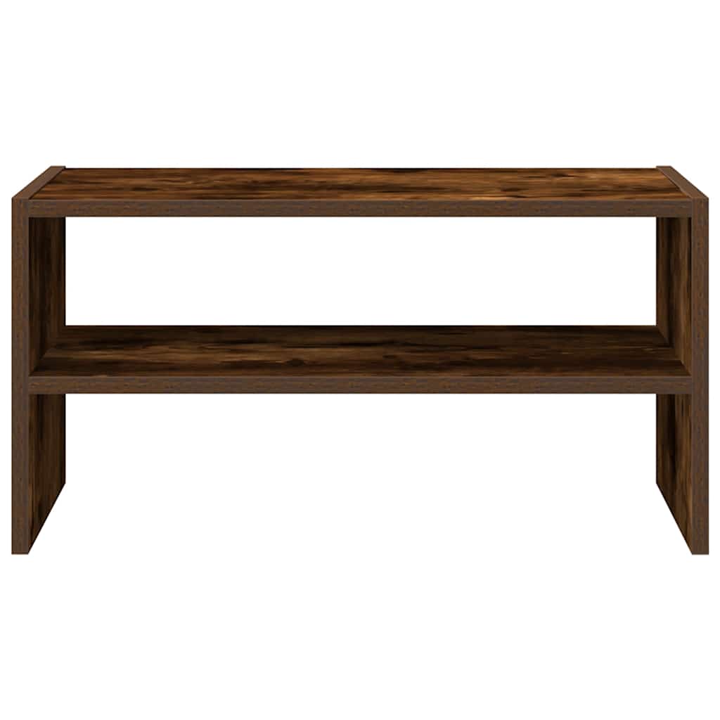 Schoenenrek stapelbaar 60x30x30,5 cm gerookt eikenkleurig