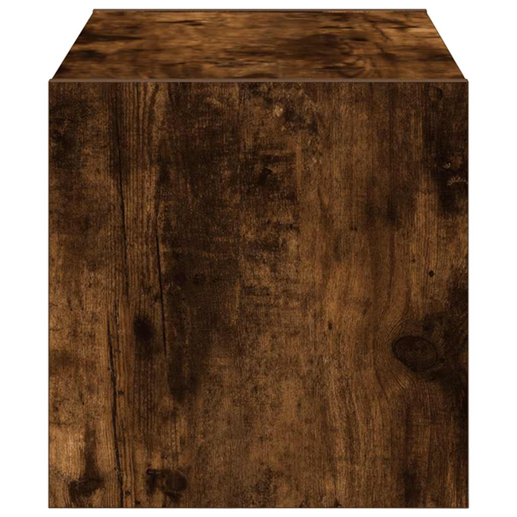 Schoenenrek stapelbaar 60x30x30,5 cm gerookt eikenkleurig