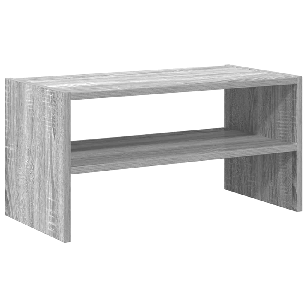 Schoenenrek stapelbaar 60x30x30,5 cm grijs sonoma eikenkleurig