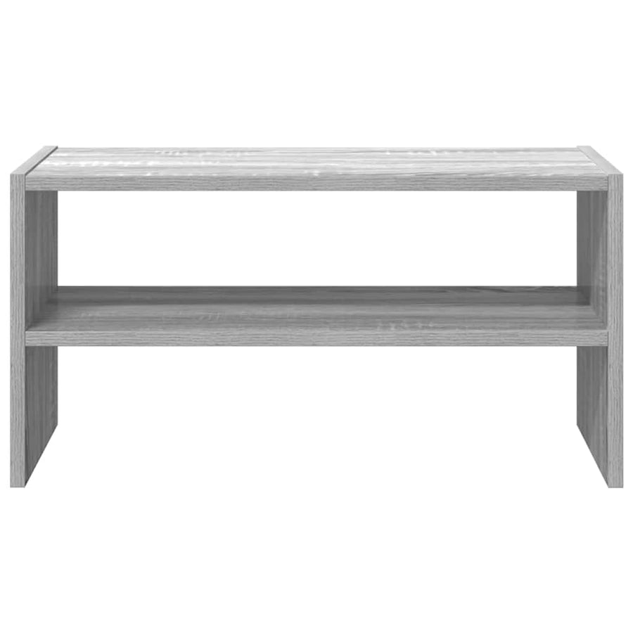 Schoenenrek stapelbaar 60x30x30,5 cm grijs sonoma eikenkleurig