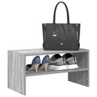 Stackable Shoe Rack 60x30x30.5 cm Grey Sonoma Oak Colour