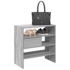 Shoe racks 2 pcs stackable 60x30x30.5 cm grey Sonoma oak