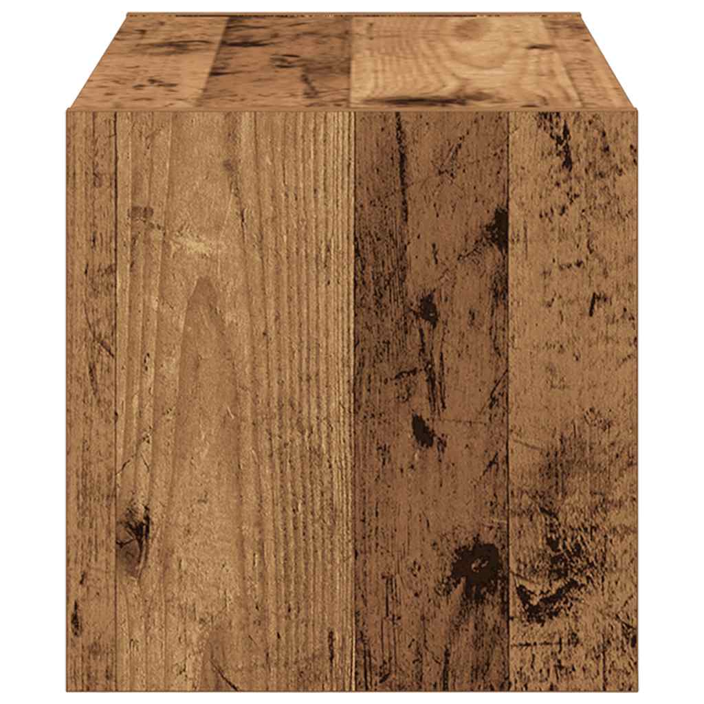 Schoenenrek stapelbaar 60x30x30,5 cm oud houtkleurig
