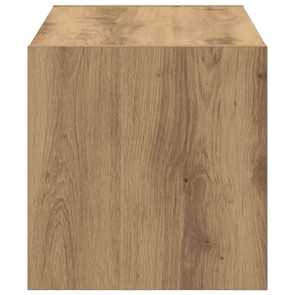 Schoenenrek stapelbaar 60x30x30,5 cm artisanaal eikenkleurig