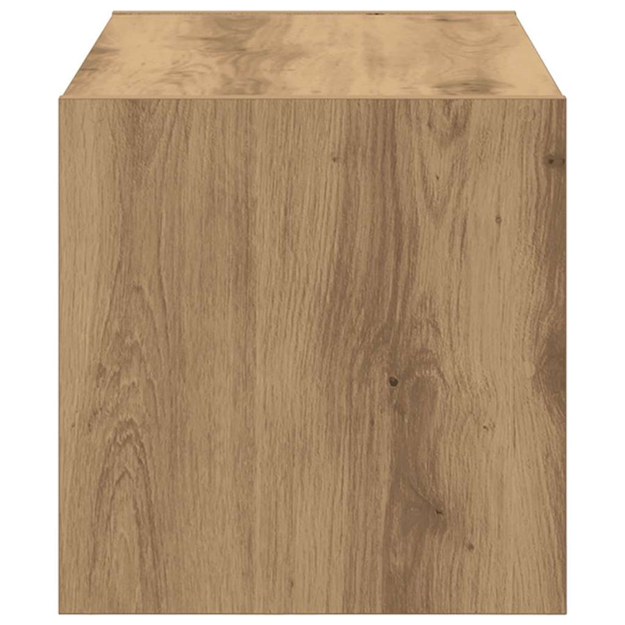 Schoenenrek stapelbaar 60x30x30,5 cm artisanaal eikenkleurig