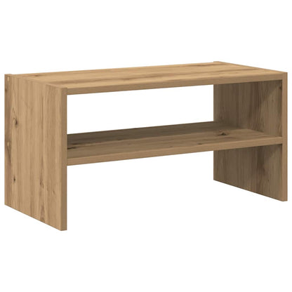 Schoenenrek stapelbaar 60x30x30,5 cm artisanaal eikenkleurig