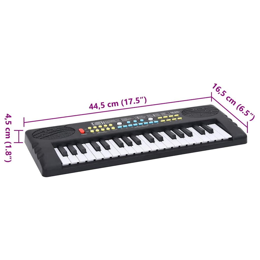 Piano elektrisch toetsenbord met 37 toetsen en microfoon