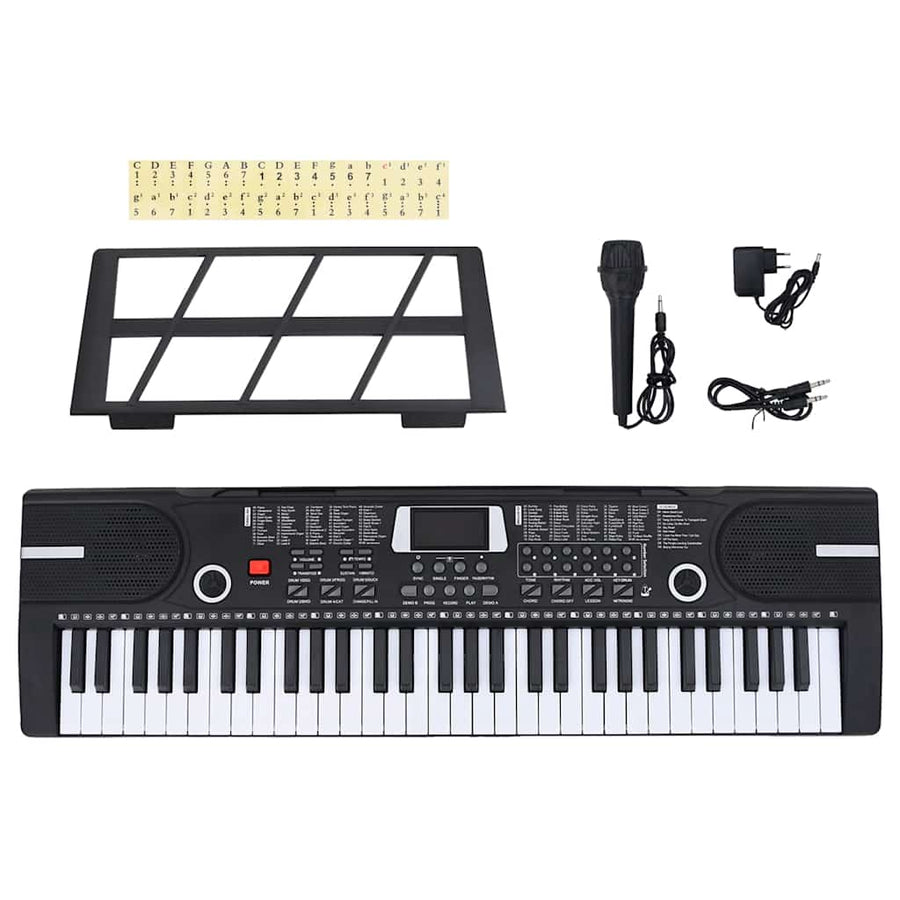61 toetsen piano elektrisch keyboard met muziekstandaard