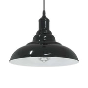 Hanglamp metaal zwart Ø31 cm