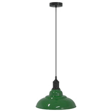 Hanglamp in hoogte verstelbaar E27 Ø31 cm metaal glanzend groen