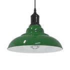 Hanglamp Ø31 cm metaal glanzend groen