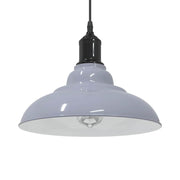 Hanglamp Ø31 cm metaal glanzend grijs