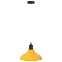 Hanglamp in hoogte verstelbaar E27 Ø31 cm metaal glanzend geel