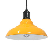 Hanglamp Ø31 cm metaal glanzend geel hoogte verstelbaar