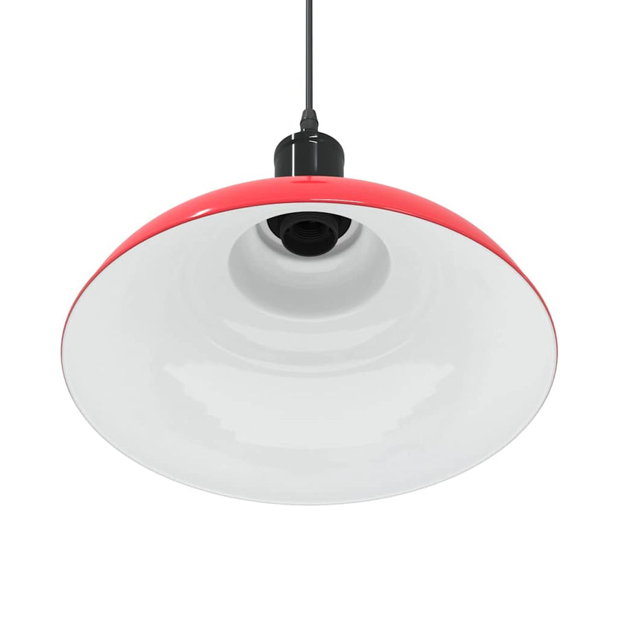 Hanglamp in hoogte verstelbaar E27 Ø31 cm metaal glanzend rood