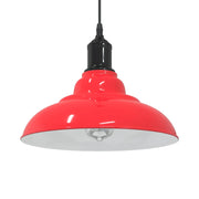 Hanglamp Ø31 cm metaal glanzend rood in hoogte verstelbaar