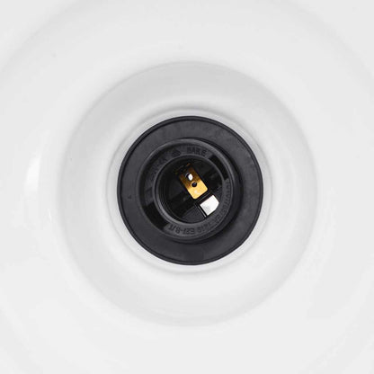 Hanglamp in hoogte verstelbaar E27 Ø31 cm metaal glanzend wit