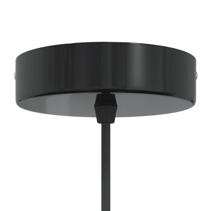 Hanglampen 2 st In hoogte verstelbaar E27 30 cm metaal zwart