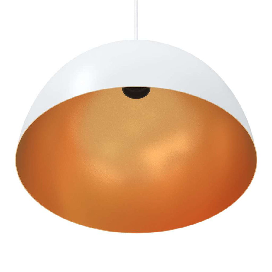 Hanglampen 2 st In hoogte verstelbaar E27 30 cm metaal wit