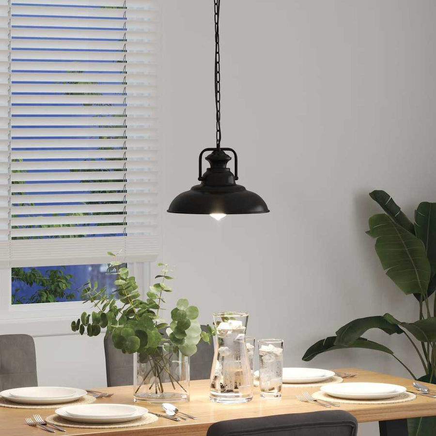 Hanglamp E27 Ø 31 cm ijzer zwart