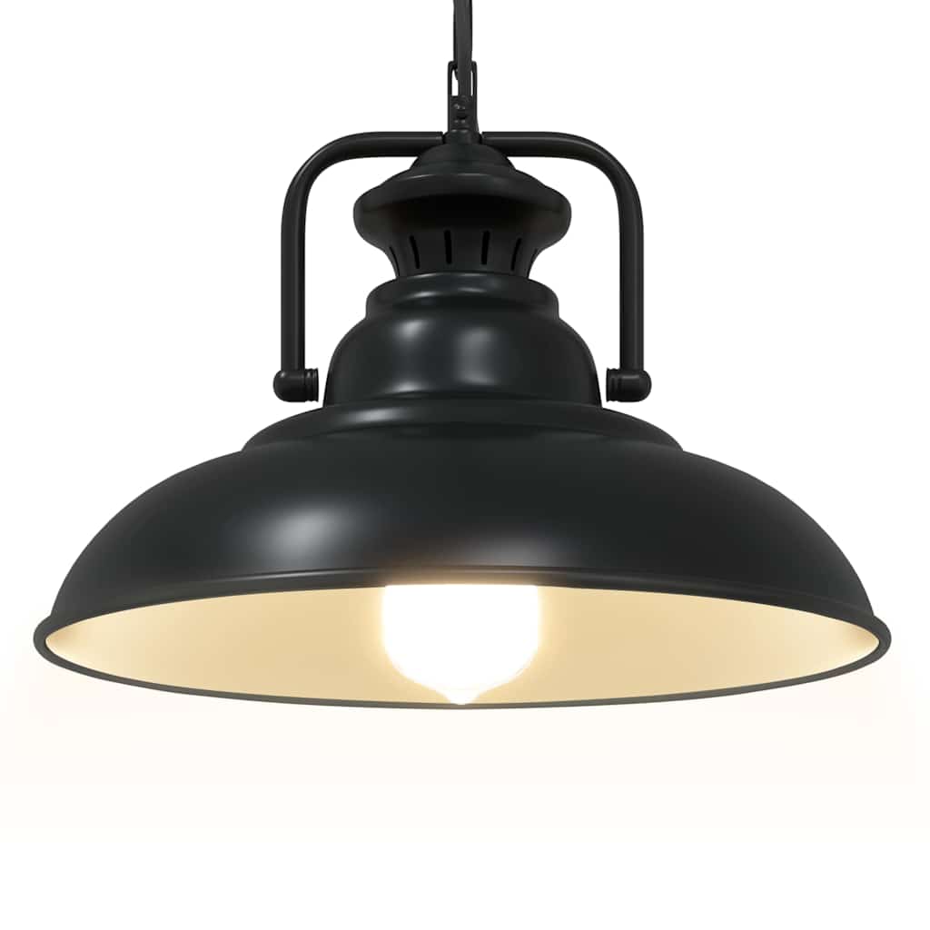 Hanglamp E27 Ø 31 cm ijzer zwart