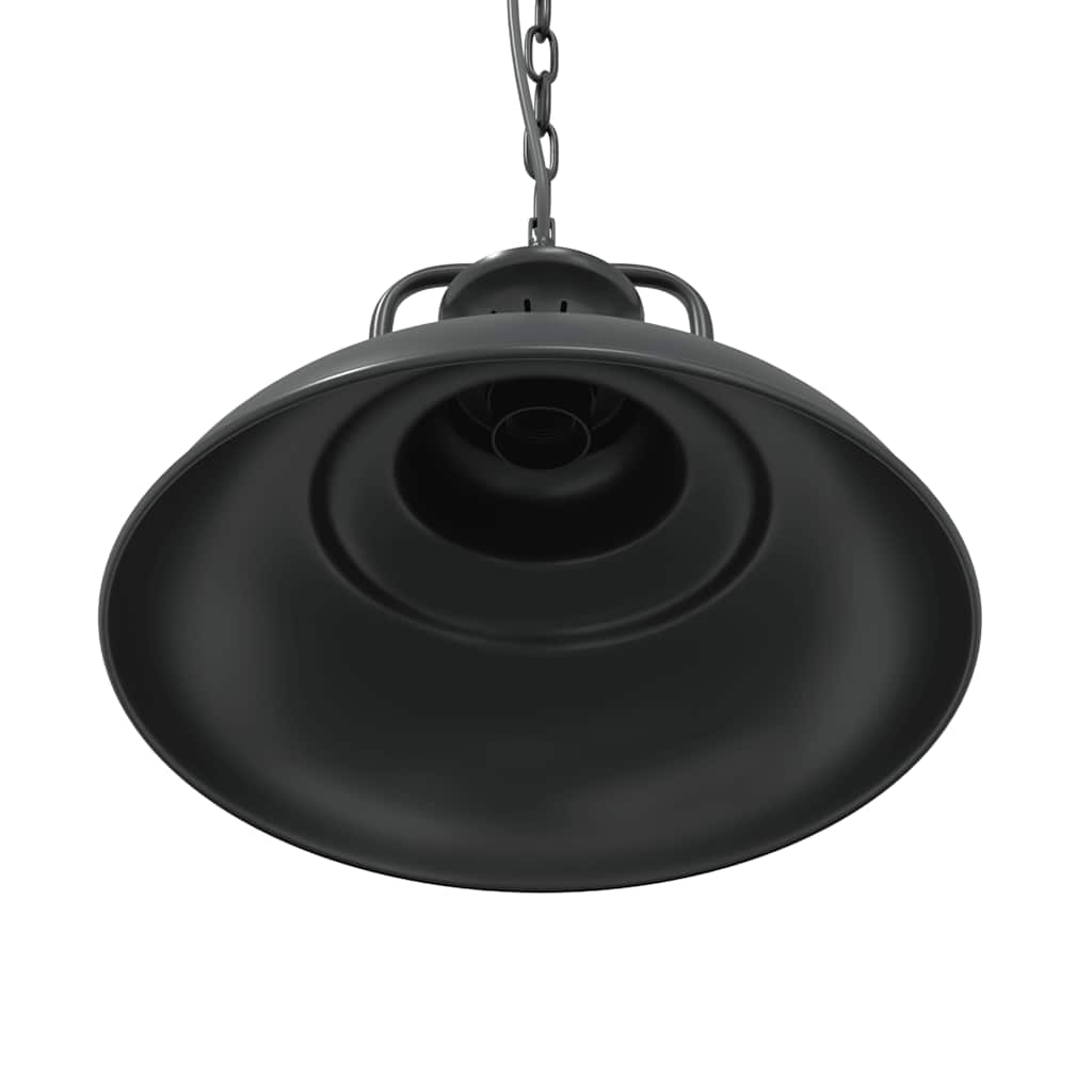 Hanglamp E27 Ø 31 cm ijzer zwart