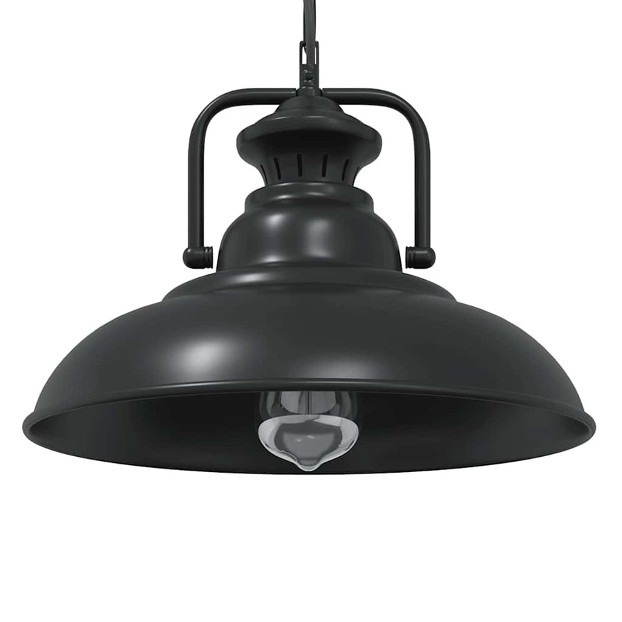 Hanglamp E27 Ø 31 cm ijzer zwart