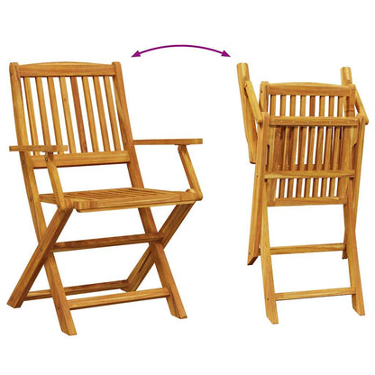 7-delige Tuinset 180x90x75 cm massief acaciahout