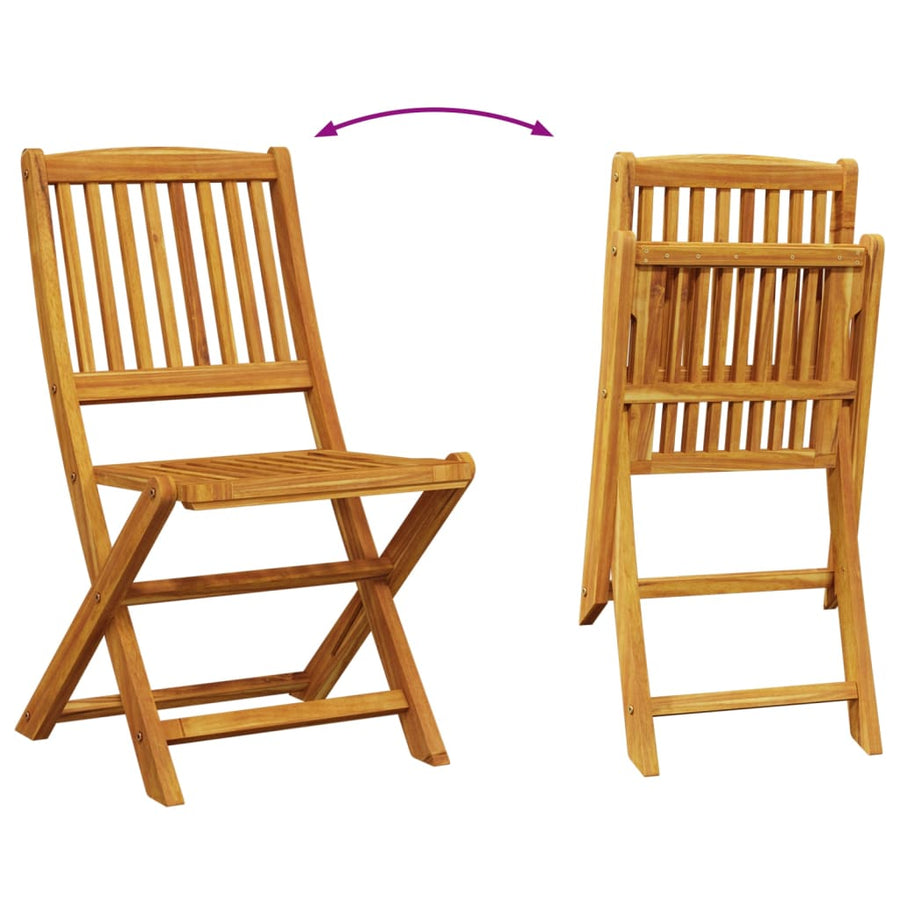 7-delige Tuinset 180x90x75 cm massief acaciahout