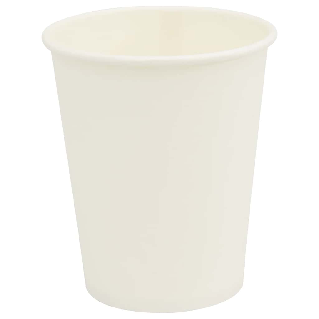 Papieren koffiekopjes 1000 st 8oz 200 ml wit