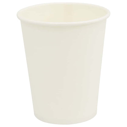 Papieren koffiekopjes 1000 st 8oz 200 ml wit