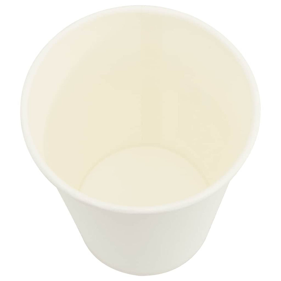 Papieren koffiekopjes 1000 st 8oz 200 ml wit