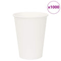 Papieren koffiekopjes 1000 st 12oz 300 ml wit