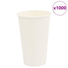 Papieren koffiekopjes 400 ml wit 1000 stuks