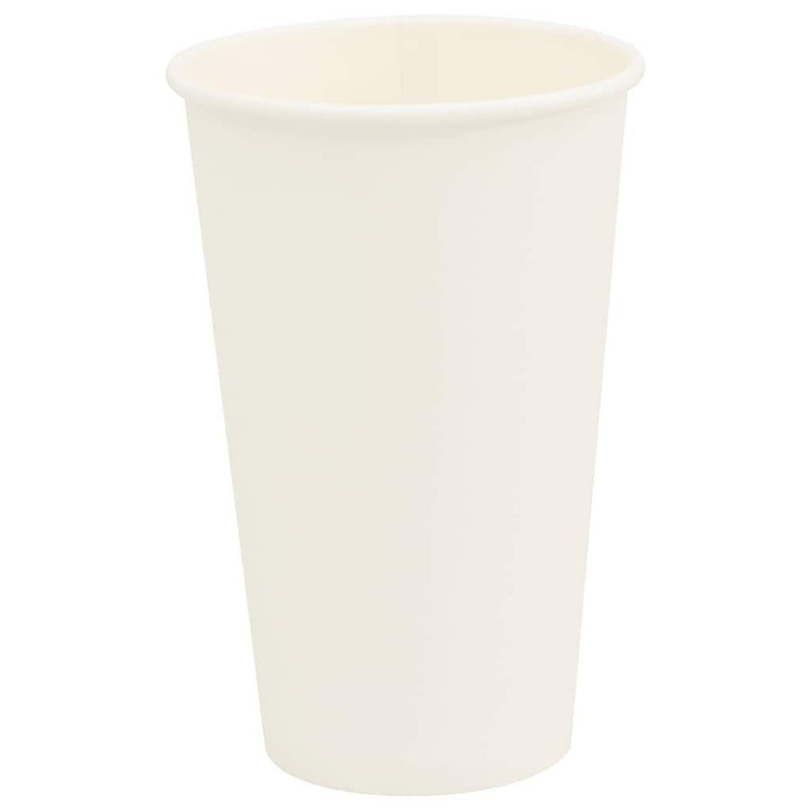 Papieren koffiekopjes 1000 st 16oz 400 ml wit