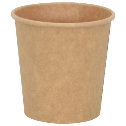 Papieren koffiekopjes 1000 st 4oz 100 ml bruin
