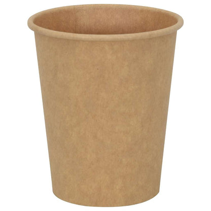 Papieren koffiekopjes 1000 st 8oz 200 ml bruin