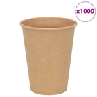 Koffiekopjes papier 300 ml bruin 1000 stuks