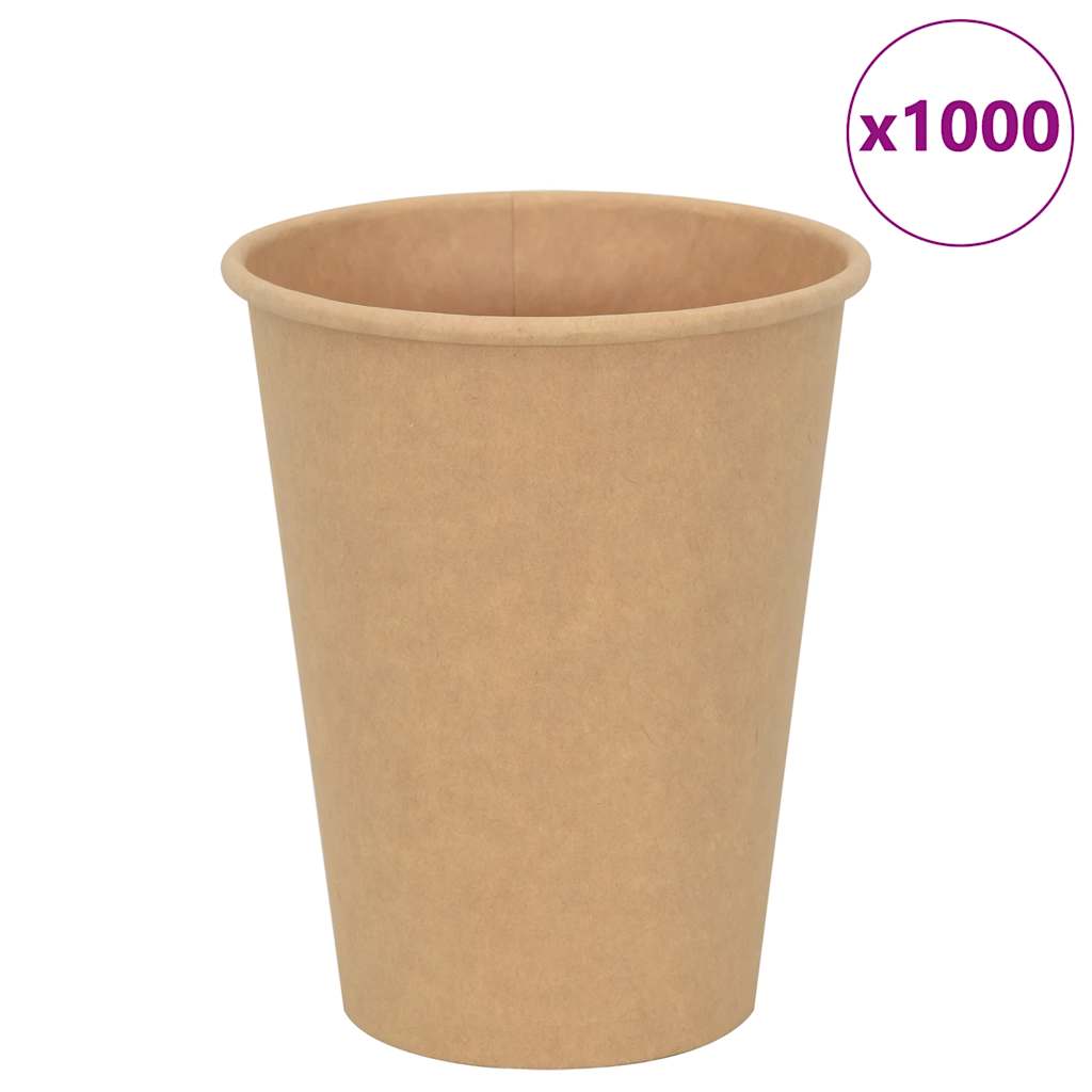 Papieren koffiekopjes 1000 st 12oz 300 ml bruin