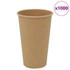Papieren koffiekopjes 400 ml bruin 1000 stuks