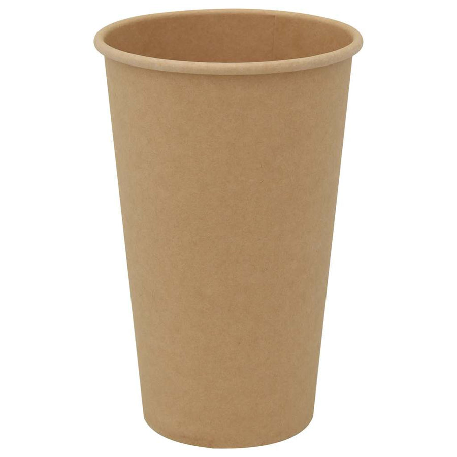 Papieren koffiekopjes 1000 st 16oz 400 ml bruin