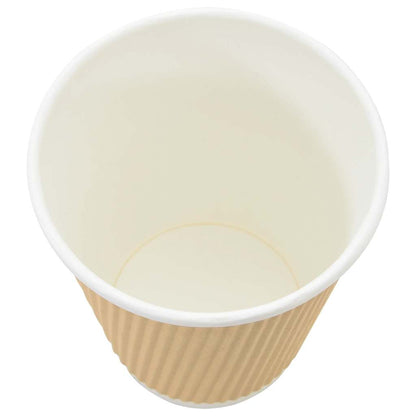 Papieren koffiekopjes 500 st 12oz 300 ml bruin